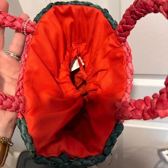 ๐ NWT Topshop watermelon handbag ๐ - Picture 10 of 14